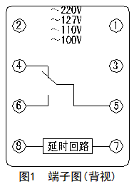 SS-60型时间继电器接线图